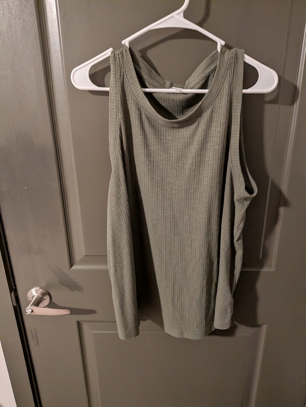 Olive Green Sleeveless Tank Top